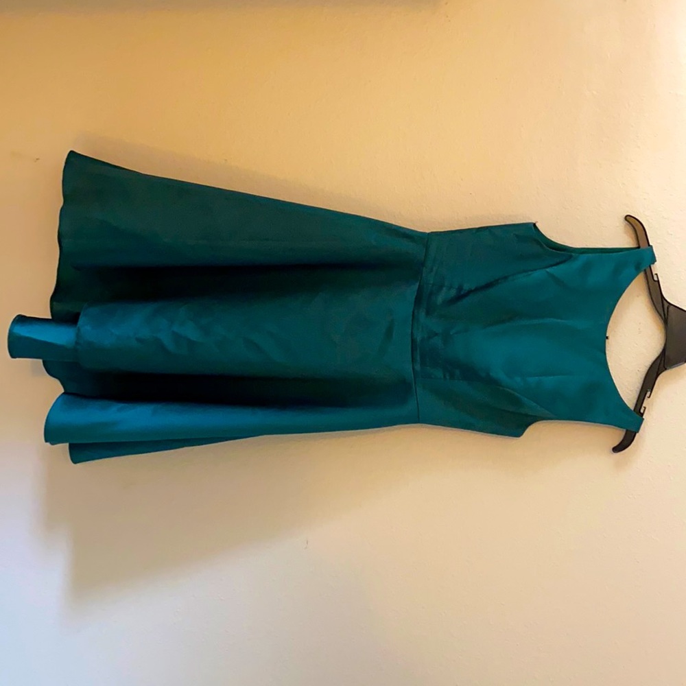 Alfred Sung Green Cocktail Dress